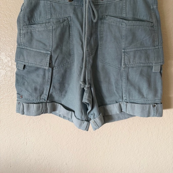 New Free People Frankie Washed Cargo Shorts size M - Picture 6 of 13